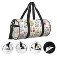 thumbnail image 5 of Easygdp Spring Flowers Birds Travel Bag, Camping, Weekend, Carry On Overnight Duffel Bag with Shoulder Strap, 5 of 8