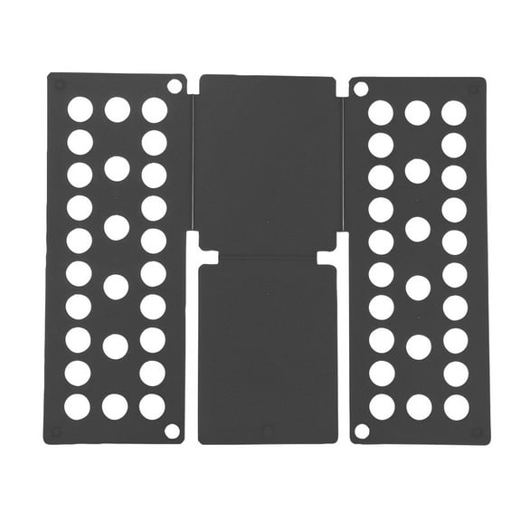 Shirt Folder Board Clothes Folding Board Plastic T-Shirt Folder Easy To Fold Shirts Board Laundry Liners T Shirt Folder Laundry Folding Board Folding Tool (Black)
