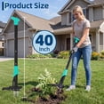 thumbnail image 4 of Ataujin Weed Puller Tool with 40 in Handle,  4-Claw Stand Up Weed Puller Tool, Quick-Release Weed Ejector Mechanism, Stand-Up Heavy Duty Weed Remover with Foot Pedal for Easy Weeding, 4 of 8