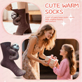 thumbnail image 4 of 3D Knit Animal Socks, Animal Socks Hand Crocheted, Double-layer cotton, Warm embraceï¼Crochet Animal Slipper Socks - Handmade Plush Creature Socks With Non- Grips For Kids & Adults, 4 of 5