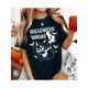 thumbnail image 1 of Halloween Whore MSLH Exclusive T-shirt for Women, 100% Cotton Top, Short Sleeves and Crew Neck Shirt, 1 of 6