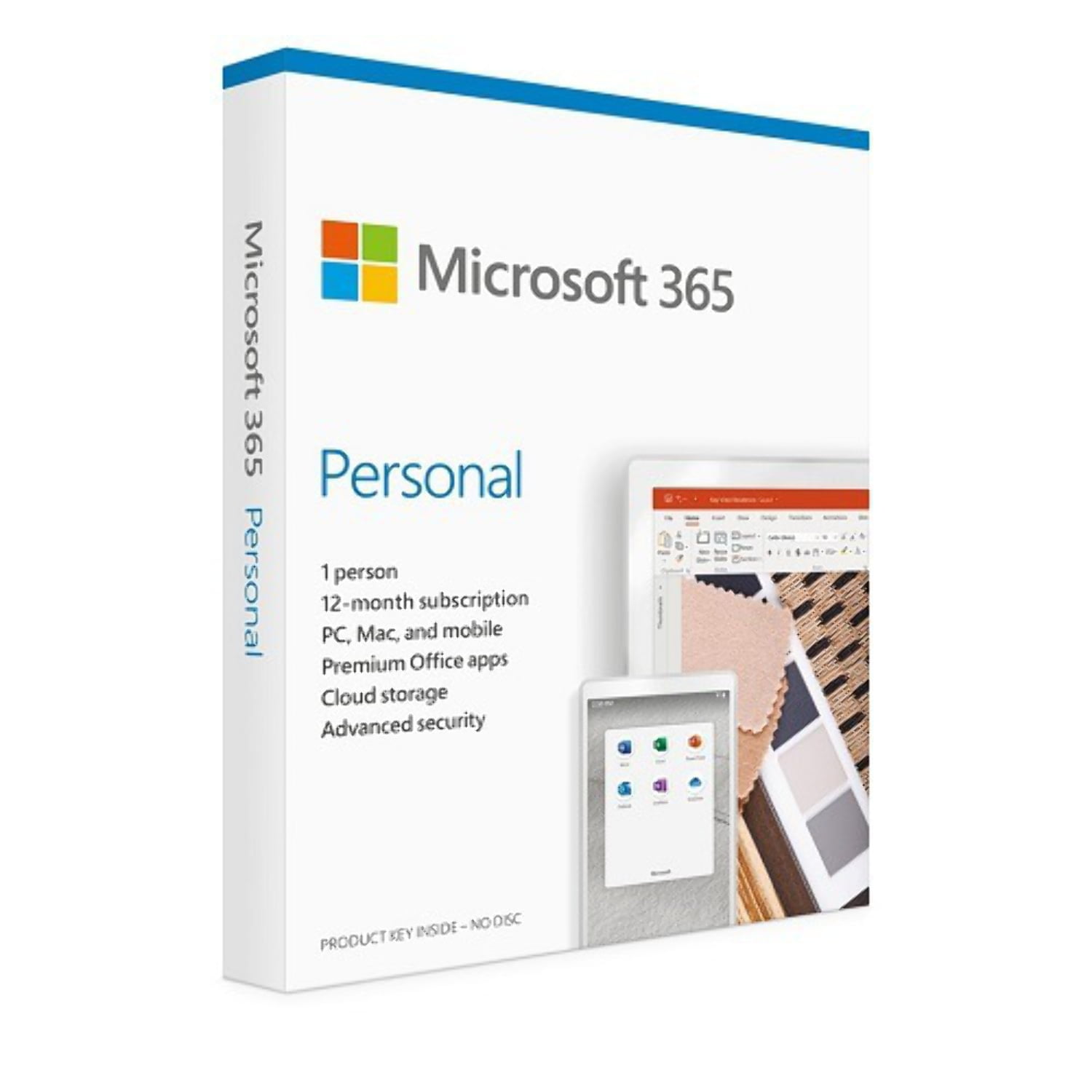 Microsoft Office 365 Personal - 1-Year / 1-User - USA/Canada(Key Card) -  