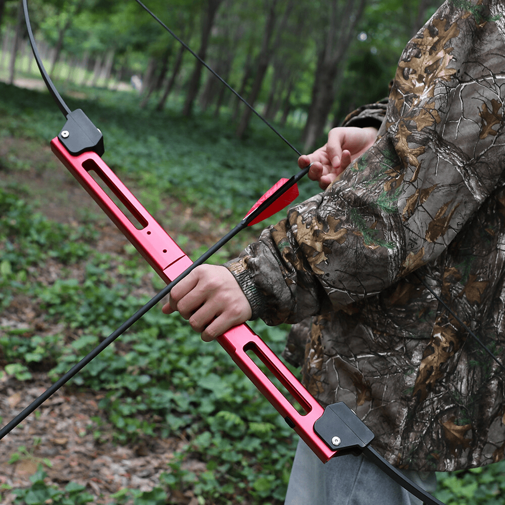 Folding Recurve Bow Set – 35lbs, CNC Aluminum Alloy Handle