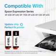 thumbnail image 5 of 410XL Ink Cartridge Replacement for Epson Ink 410 XL 410XL Combo Pack for Expression XP-830 XP-630 XP-7100 XP-640 XP-830 XP-530 Printer (2-Black), 5 of 6