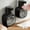 Black transparent bottle 2 sets - liquid machine, variant on 2 smart sensor soap dispensers. Touchless auto dispensing, 4 adjustable levels, 16.91oz large capacity for bathroom, kitchen and school.