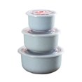 thumbnail image 1 of Straw Fresh-keeping Bowl With Lid Household Microwaveable  Bento Box Lunch, 1 of 8