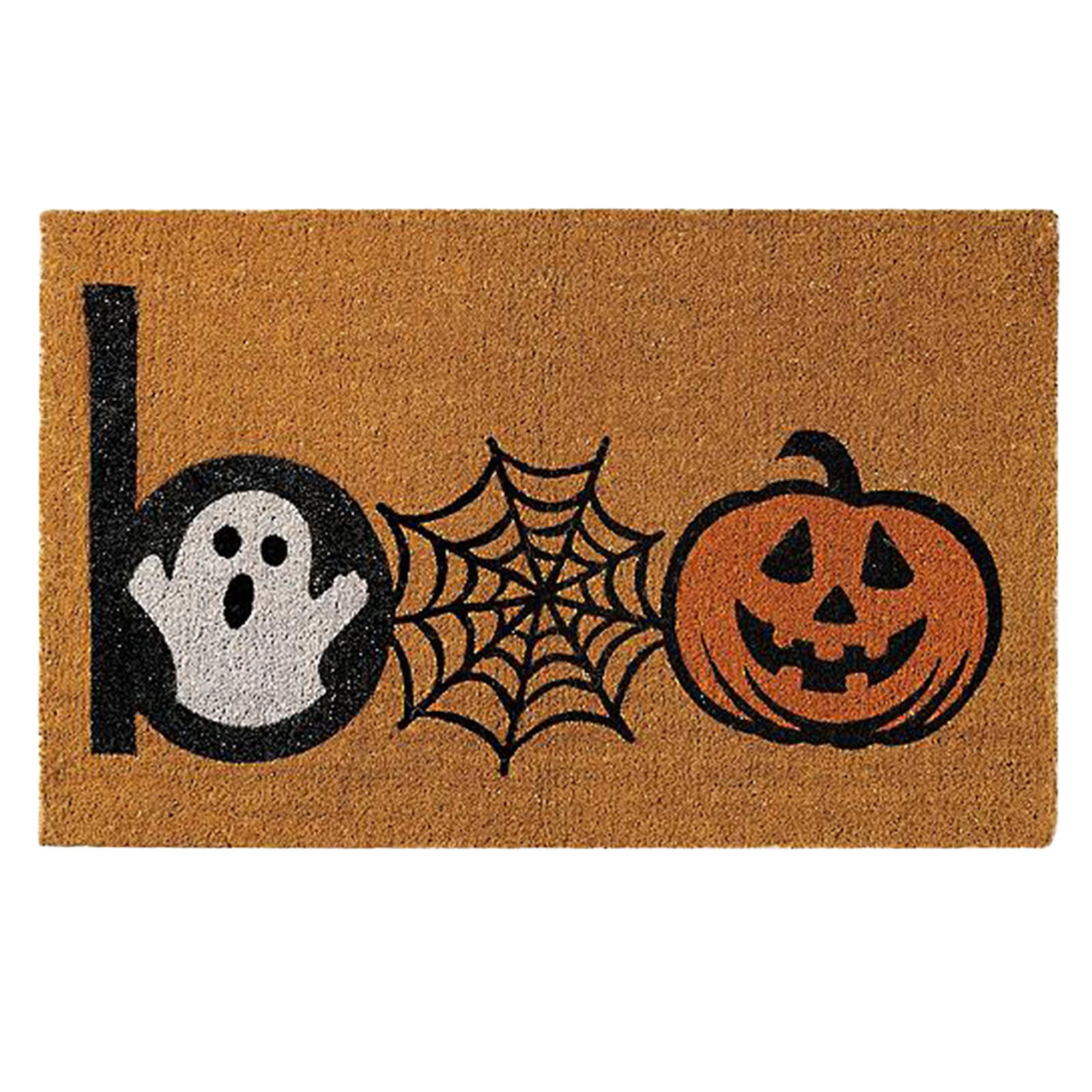 Halloween Doormat Blanket Welcome Home Front Door Decorations ...