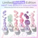 thumbnail image 3 of Set de esmaltes de uñas modelones Pearl 6 Colors Shimmer para mujer, 3 of 8