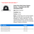 thumbnail image 2 of Center Drive Shaft Center Support Bearing - Compatible with 2002 International 4400, 2 of 2