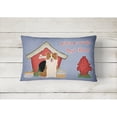 thumbnail image 2 of Carolines Treasures BB2873PW1216 Dog House Collection Border Collie Red White Canvas Fabric Decorative Pillow  12H x16W, 2 of 3