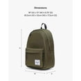 thumbnail image 2 of Mochila Herschel Supply Co. Herschel Classic XL, color verde hiedra, 2 of 6