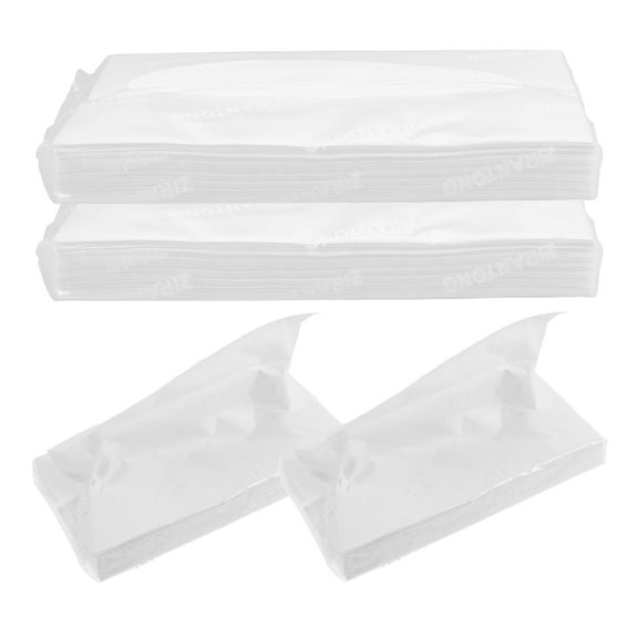 GOOHOCHY 4 Packs Paper Towels White Paper Three-Layer Material for Daily