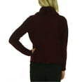 thumbnail image 2 of Grace Elements Sweater Sleeve Faux Shearling Draped Front Jacket, 2 of 2