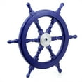 thumbnail image 2 of Ship Wheel Dark Blue - Aluminum Hub - (30 Inches, Dark Blue), 2 of 3