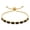 Black, variant on 18K Gold-Plated Cubic Zirconia Rectangle Micro Pave Smooth Slider Bracelet Clear T120