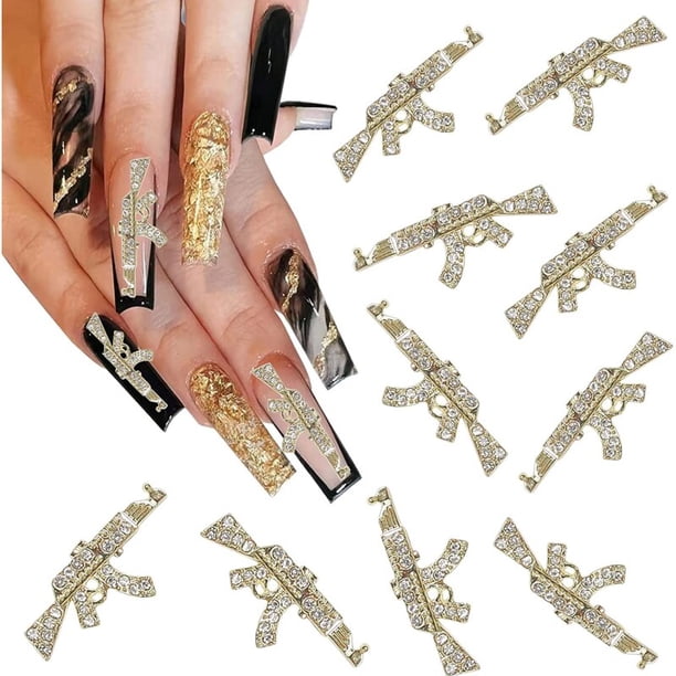 50 uds/20 piezas/10 Uds. De abalorios para decoración de uñas con diamantes de imitación, accesorios de manicura Kawaii, abalorio 3D de oso de piruleta de resina para uñas DIY Tan Jianjun unisex