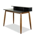 thumbnail image 3 of Home Square 2 Piece Mid-Century Modern Furniture Set with Study Desk & Bookcase, 3 of 11