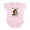 Petal Pink, variant on CafePress - Proudest Monkey Infant Bodysuit - Baby Light Bodysuit, Size Newborn - 24 Months
