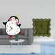thumbnail image 2 of Reloj de pared,Reloj de pared silencioso y decorativo que no hace tictac,Reloj de pared silencioso de pingüino pequeño Reloj de madera,Reloj de pared,Reloj de pared decorativo para baño y, 2 of 8
