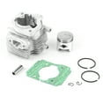 thumbnail image 3 of Ensemble de Piston de Cylindre Piston de Cylindre Piston de Cylindre Piston de Cylindre pour Haie Pièces de Coupe Kit de Piston de Cylindre en Acier Inoxydable Accessoire Adapté pour Haie Tondeuse 23CC, 3 of 8