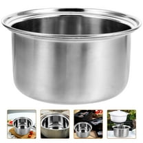 WRITWAA 1Set Compact Stainless Steel Liner for Hot Pot and Stews in Small Gatherings