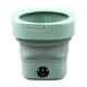 thumbnail image 4 of Mini lavadora plegable Nikou Capacidad de 8L Sistema de drenaje para ropa interior Artículos pequeños verde, 4 of 10