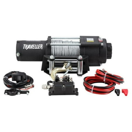 Traveller EWP4500A 12V UTV Electric Winch 4,500 lb Capacity for UTV & ATV's
