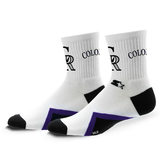 Unisex Starter Colorado Rockies Striker Mid-Crew Socks