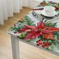 thumbnail image 4 of BANET Christmas Tablecloth Square,Red Table Cloth, Stain Resistance Polyester Table Covers for Kitchen Dining,Small Tablecloth for Parties white, 4 of 7