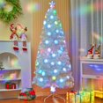 thumbnail image 1 of Árbol de Navidad artificial Juegoal de 6 pies preiluminado con luces LED, 1 of 9