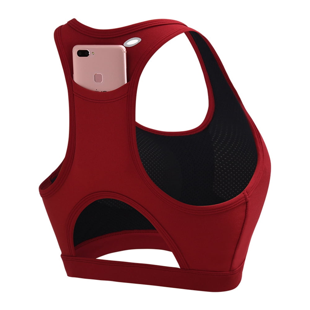 running bra with phone pocket