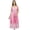 Pink, variant on Bimba Women's Designer Net Anarkali Kurta Kurti Light Weight Ethnic Party Wear Dress, Baby Pink, 4