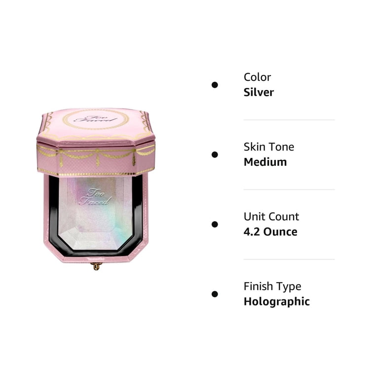 Too Faced Diamond Light ダイヤモンドライトシリーズ Too Faced Diamond Light Highlighter, Multi-Use, Crushed Diamond