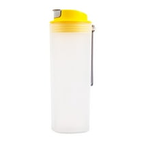 Miyuadkai Water Bottle Clearance 550Ml Single Layer Plastic Cup Protein Powder Shaker Cup Cup Sports Fitness Water Cup on Sale Kitchen Yellow