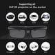 thumbnail image 2 of GL1600 Gafas 3D Obturador Activo Gafas Recargables para Proyectores 3D DLP-Link Proyectores Optama Gafas, 2 of 5