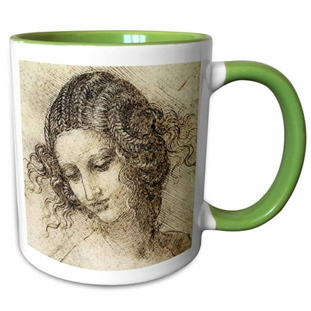 3drose, Leda, 11oz Two-tone Green Mug