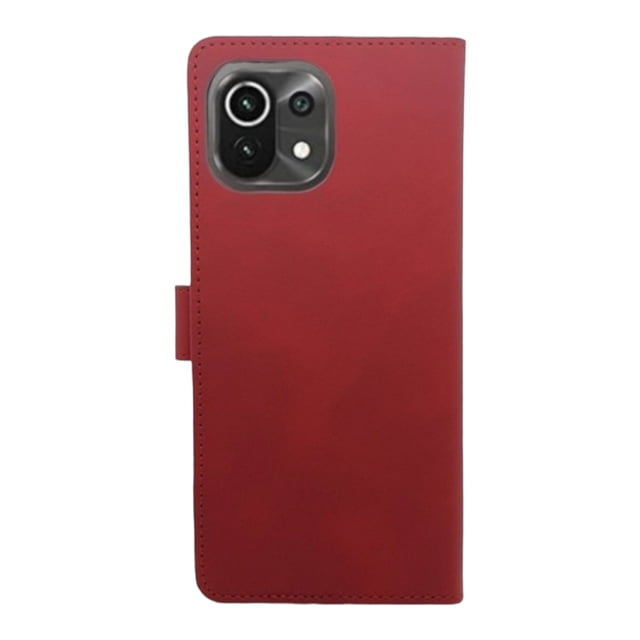 Funda Cartera Suave Cely Vesmir Para Xiaomi Redmi 11 Lite Rojo