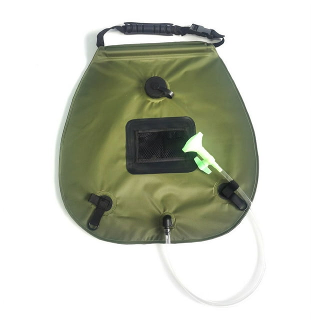 Solar Shower Bag 20L Large Capacity Water Storage Bath Accessory for Outdoor Camping Upgraded
