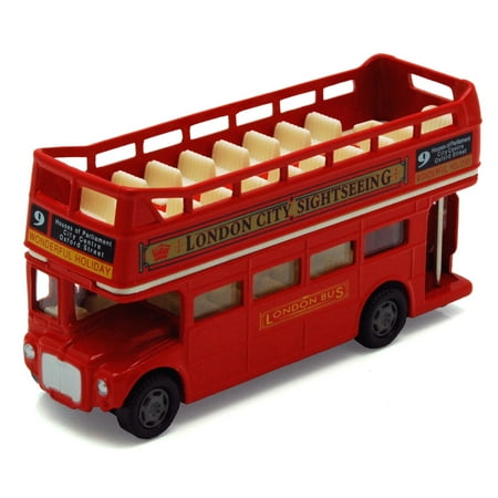 London Double Decker Bus Open Top, Red - Motormax 76008 - 4.75