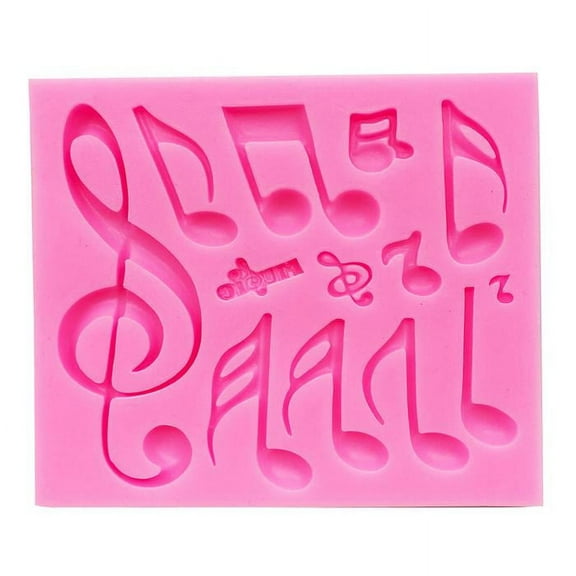 Multi Music Note Silicone Mold with 13 Shapes