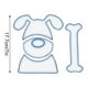thumbnail image 4 of Juego de plantillas de cachorro fiel, regla de corte, acolchado, costura, artesanía, bordado, regalos creativos hechos a mano, 100 % madera, plegable y portátil, para dormitorio, 4 of 8
