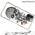 thumbnail image 4 of Skull Sun Forest Case for iPhone 12 Pro Max,Aesthetic Art Design Pattern TPU Shock-proof Cover Case, 4 of 6