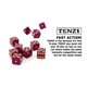 thumbnail image 5 of Juego de dados TENZI Party Pack con 6 juegos de 10 dados de colores, 5 of 7