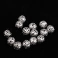 thumbnail image 4 of 100Pcs Hollow Metal Round Beads Loose Bead for Jewelry Findings Making Craft, 4 of 8
