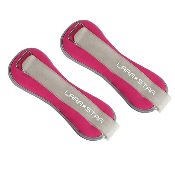 Pesas ajustables para tobillo y muñeca de Fitness, 2,2 (1 par), juego de pesas duraderas para brazos y piernas con correa para caminar, trotar, correr Rosado Zulema Pesas de tobillo de muñeca