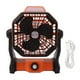 thumbnail image 2 of Ventilador de camping USB recargable con batería ventilador portátil duradero para tienda de campaña pantalla de batería silenciosa velocidad ajustable gancho plegable ANGGREK Otros, 2 of 8