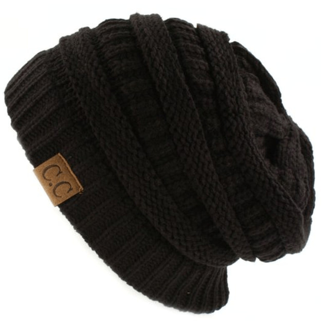 Bonnet Tricoté Extensible Doux et Chaud Unisexe Skully-HAT20A-Black