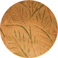 thumbnail image 1 of Ahgly Company Indoor Round Patterned Dark Orange Area Rugs, 5' Round, 1 of 6