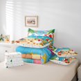 thumbnail image 6 of Manfei Xmas Snowflake 7-Piece Twin Bedding,Vintage Farm Cattle Bedding Comforter Set,Xmas Reversible, 6 of 7