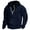 Navy, variant on PuLe Hoodies for Men Men Casual Fashion Solid Long Sleeve Tops Blouse Hoodie Sweatshirts